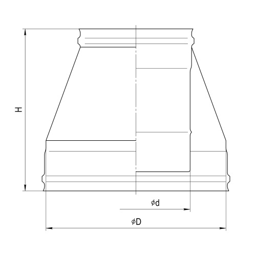 Ferrum Конус (430/0,5 мм) Ду 140/210 (К21) фото 2 Ferrum Конус (430/0,5 мм) Ду 140/210 (К21) фото 2