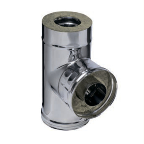 Ferrum Сэндвич-тройник 90* (430/0,5 мм+оц.) Ду 150/250 (К7)