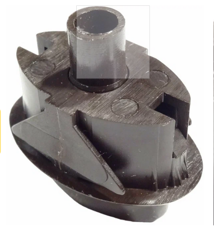 з/ч Гефест Кнопка ТУП ВЯЖА 303.657.007-02 черн (со штырьком 5мм) (К) фото 2