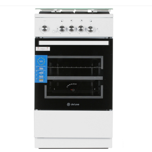 Плита газовая De Luxe 5040.32г (стекл.кр) ЧР  (К)