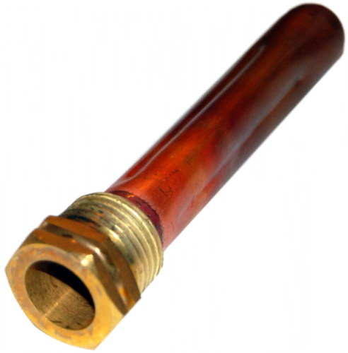 З/ч котла Стакан медный котловой (большой, наружная резьба) 1/2"G (К3)