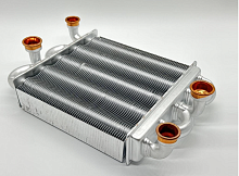 з/ч котла Теплообменник битермический 18 кВт Arderia C035W (22013.0210-032С) (К)