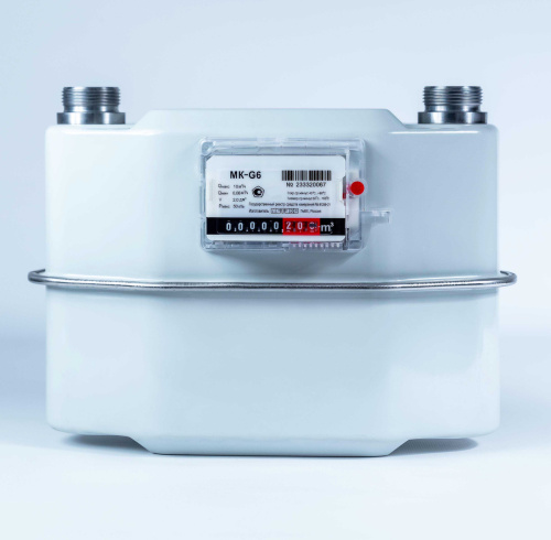 Счетчик газа МК - G 6 левый (250 мм) 2025 г (К2)