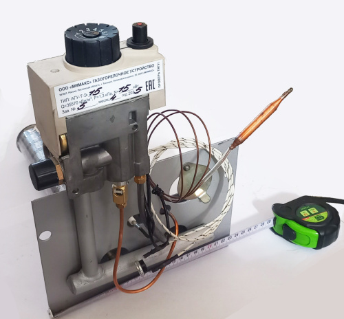 Автоматическое газогорелочное устройство АГУ-Т-Э 15 ИР авт. TGV (подвод газа-слева,, для котла Мимакс КСГ (ИР) -12) (К)