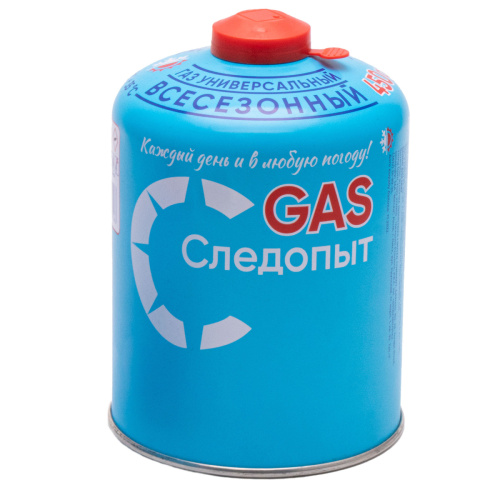 Газ для порт. плит "СЛЕДОПЫТ", метал. баллон, 450гр. резьб., (всесезонный) РОССИЯ/12/ (PF-FG-450R)(К1)