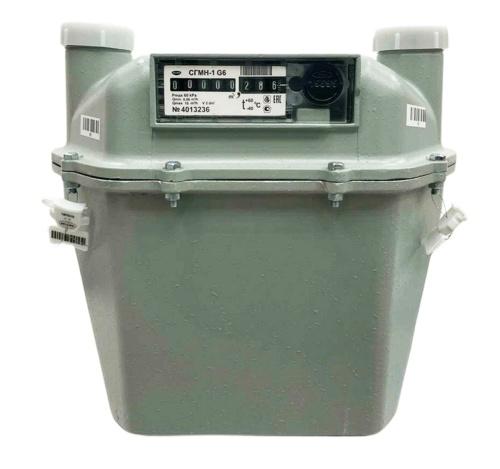 Счетчик газа СГМН-1-2-1-G6 (левый, 200мм, без КЧМ) БелОМО, 2025 г. (К1)