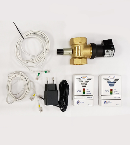 Система автом. контр. загазов. САКЗ-МК-2-1Ai DN 32-1/Л (природный газ+оксид углерода+КЗЭУГ-32) бытовая 2025г. (К3)