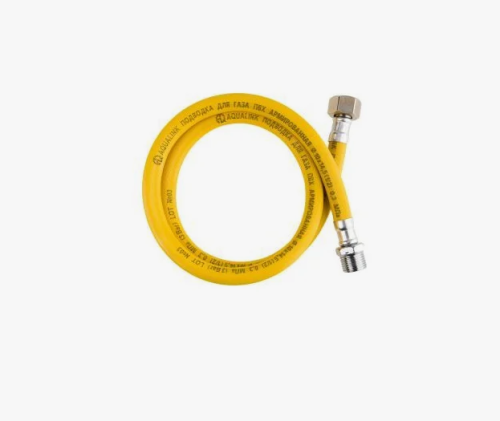 Подводка ПВХ д/газа 3/4" 1,5 м вн/нар желт. A-PLUS (К4)
