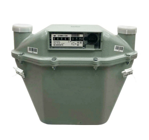 Счетчик газа СГМН-1-1-1-G6 (левый, 250мм, без КЧМ) БелОМО, 2025 г. (К2)