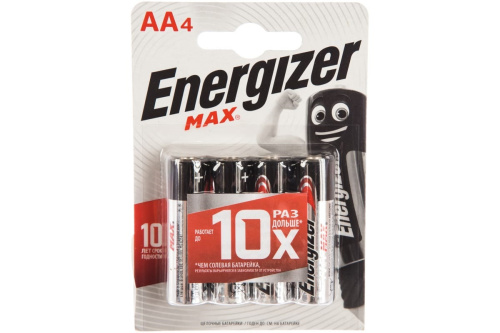 Элемент питания Energizer  LR06  BL4 (E91) /48/ Max (К1)